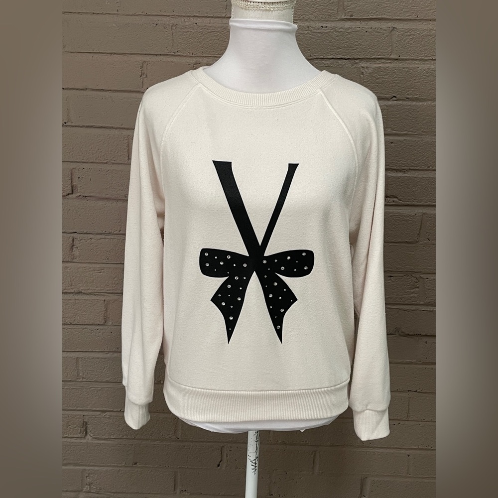 Victoria’s Secret beige sweatshirt